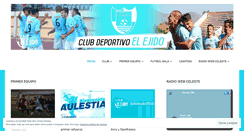 Desktop Screenshot of clubdeportivoelejido.com